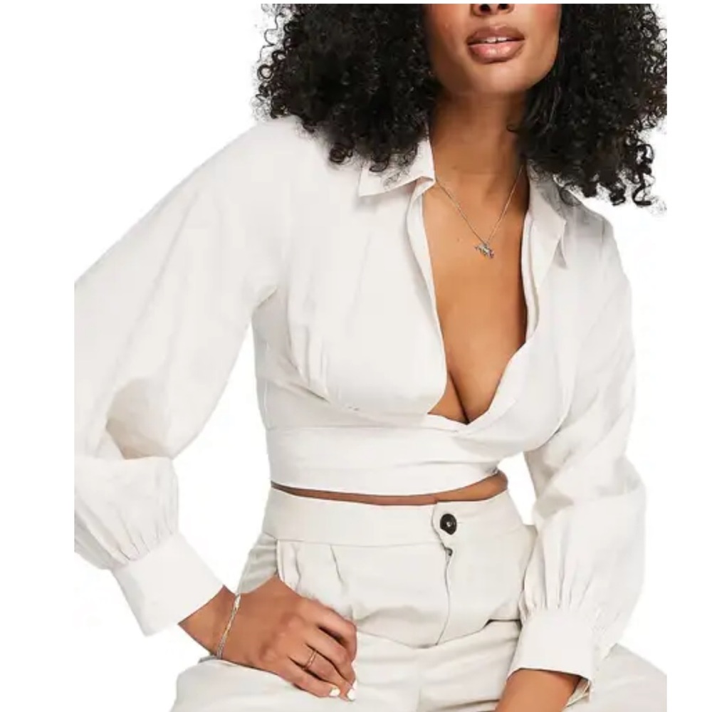 TOPSHOP Wrap Top